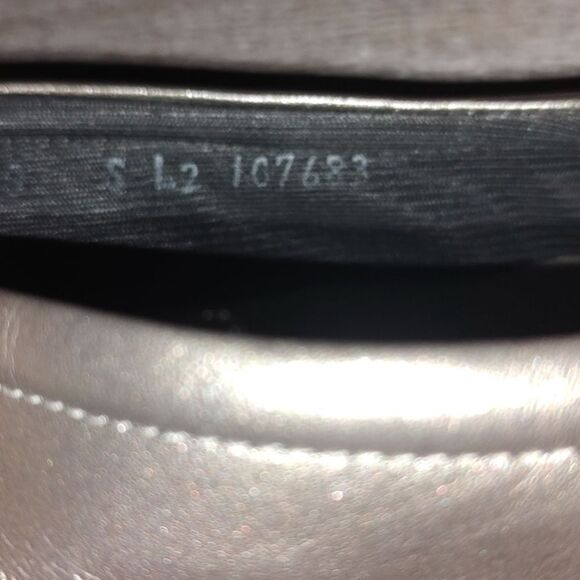 S.A.S. Metallic Pewter color womens loafers  Sz  10  EUC worn once - Picture 8 of 9